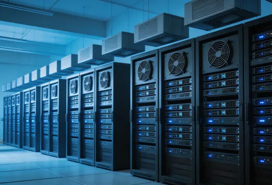 Data center precision cooling fan installation